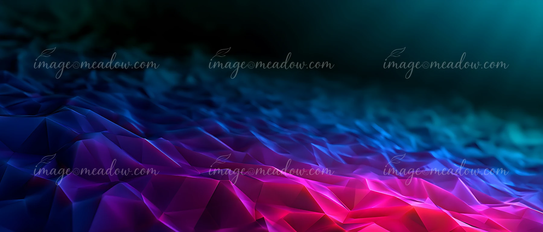 This visual presents a three-dimensional surface with a textured design in vibrant shades of pink and blue.