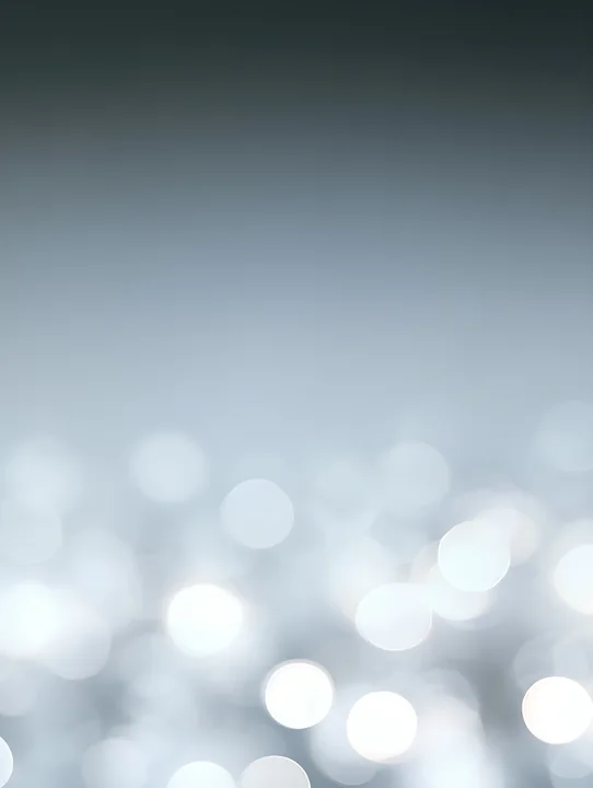 Soft light circles create a bokeh effect, forming a dreamy atmosphere.
